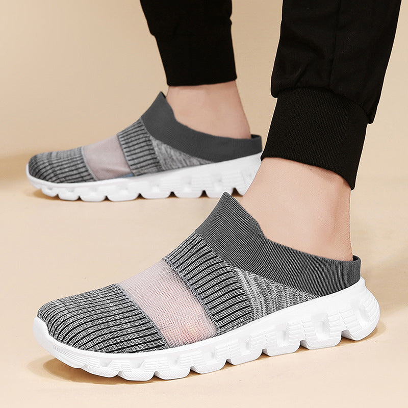 Damen Freizeitschuhe mit flexiblem Strick-Obermaterial und rutschfester Laufsohle EB