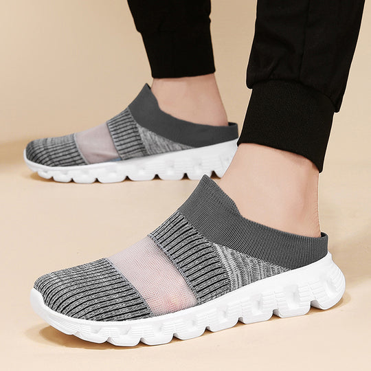 Damen Freizeitschuhe mit flexiblem Strick-Obermaterial und rutschfester Laufsohle EB
