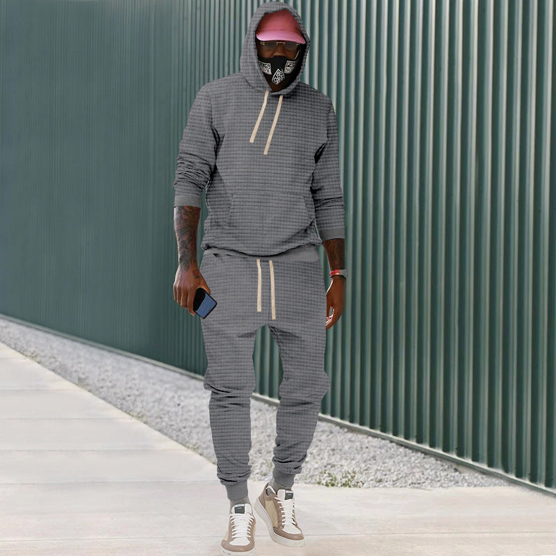 Herren Sportanzug mit atmungsaktivem Material und praktischen Taschen EB