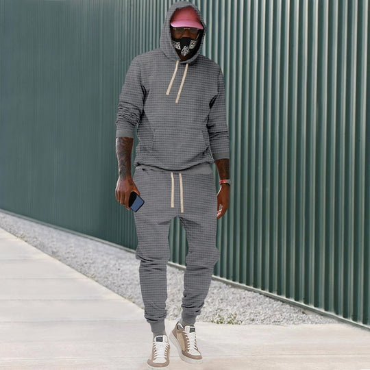 Herren Sportanzug mit atmungsaktivem Material und praktischen Taschen EB