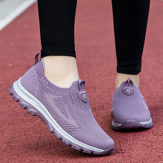 Damen Atmungsaktive Freizeit-Sneaker mit innovativer Stricktechnologie EB
