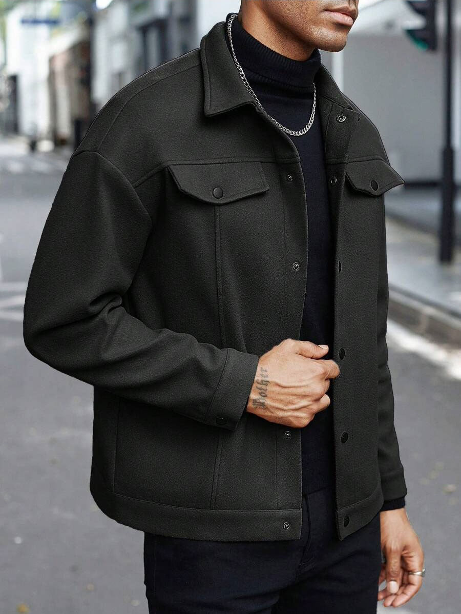 Herren moderne Freizeitjacke im lässigen Schnitt EB