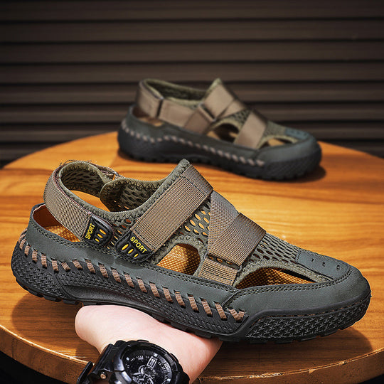 Damen Sportliche Komfortsandalen mit praktischem Klettverschluss EB
