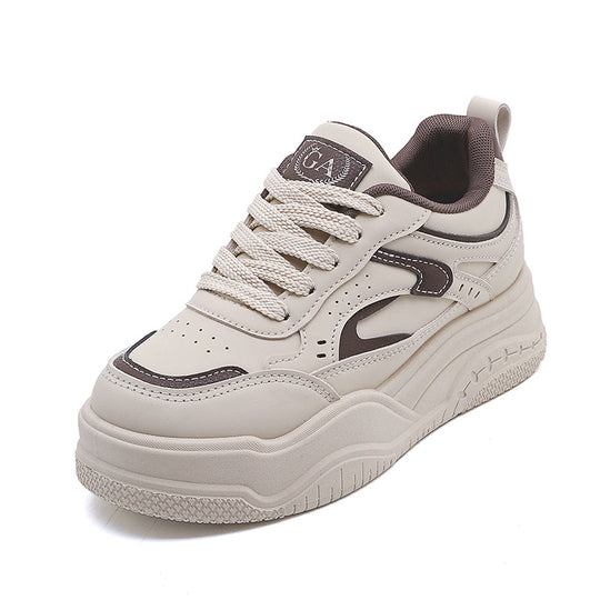 Damen Sportliche Sneaker mit erhöhtem Absatz EB