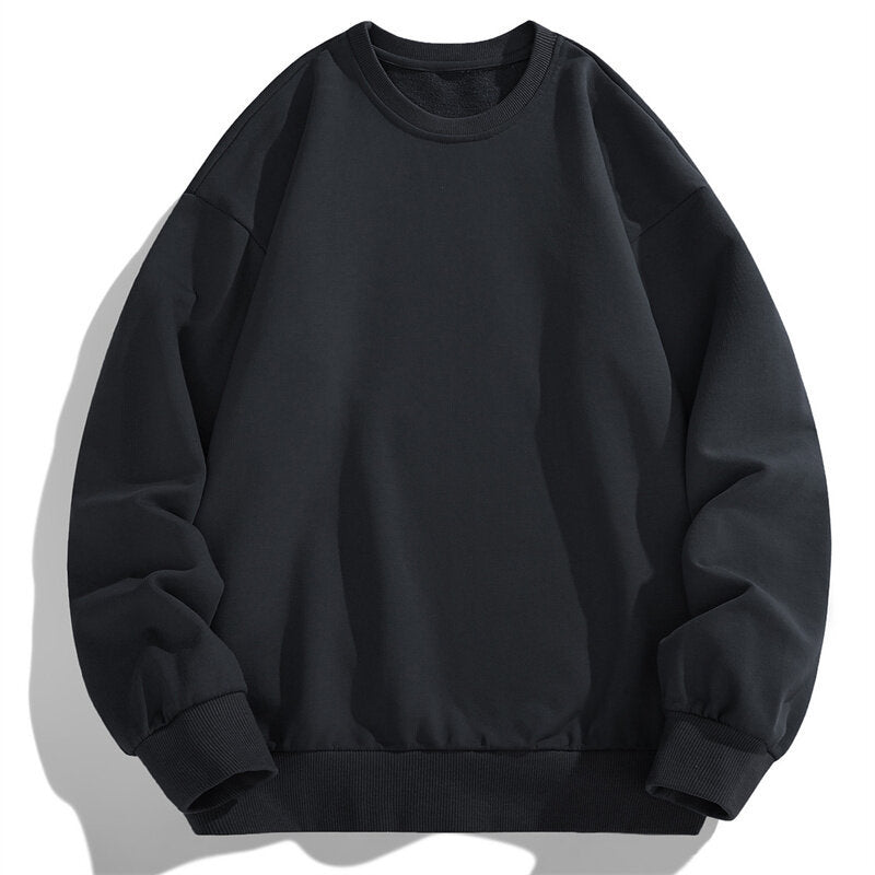 Damen bequemer Sweatshirt mit lässigem Schnitt und elastischem Bund EB