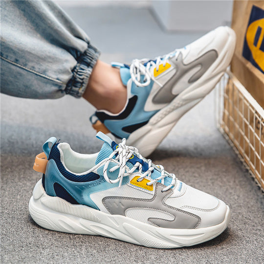 Damen Sportliche Sneakers mit atmungsaktiver Mesh-Oberfläche und dämpfender Laufsohle EB