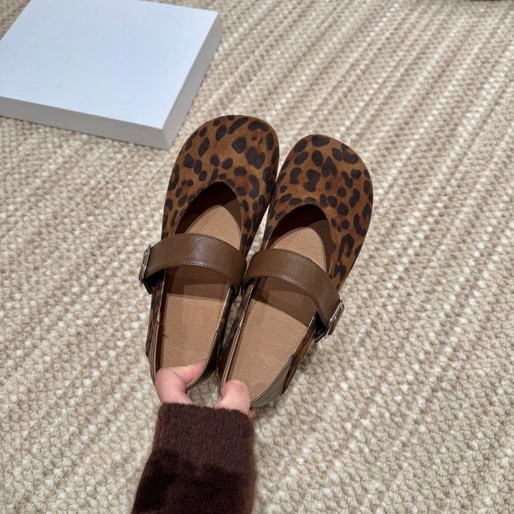 Damen Elegante Ballerinas mit modischem Riemen-Detail und bequemer Innensohle EB