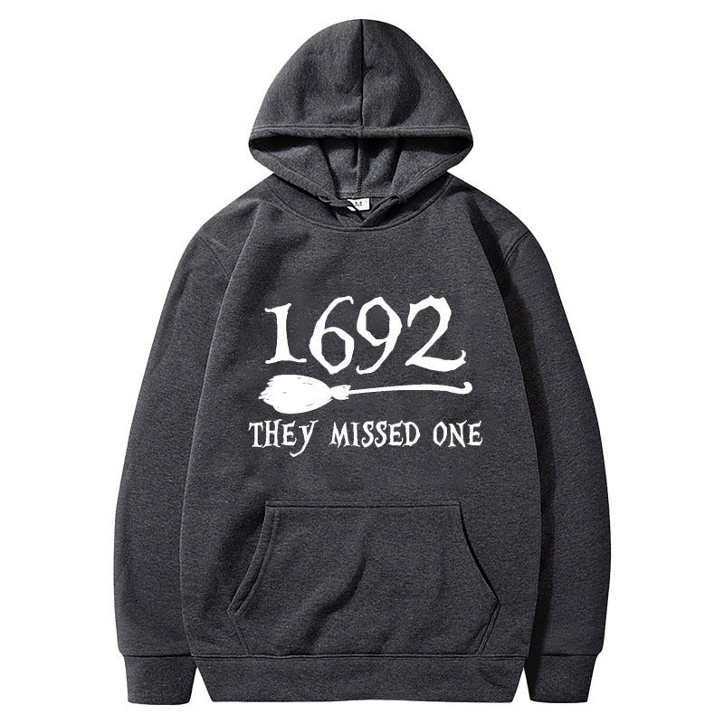 Damen Kapuzenpullover mit kreativem Halloween-Motiv und lockerer Passform EB