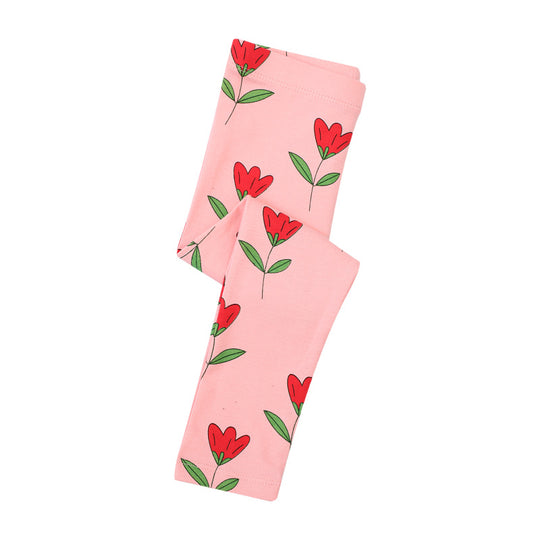 Mädchen Leggings mit verspieltem Blumenmuster EB