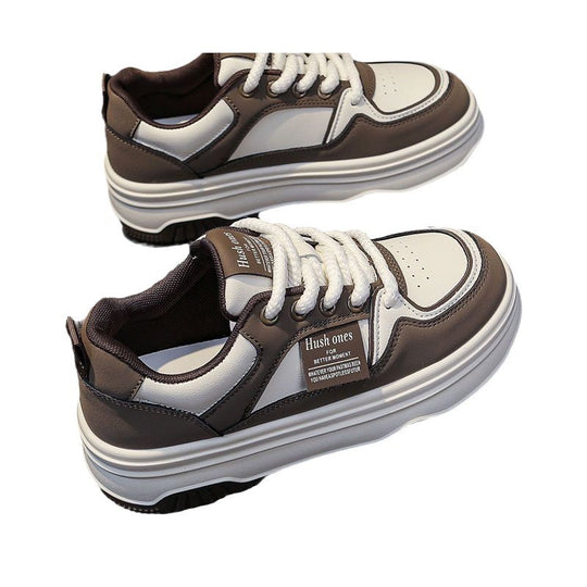 Damen sportliche Sneaker mit stabiler Sohle und modischem Design EB