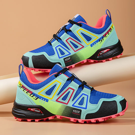 Damen Trailrunning-Schuhe mit rutschfester Sohle und atmungsaktivem Obermaterial EB