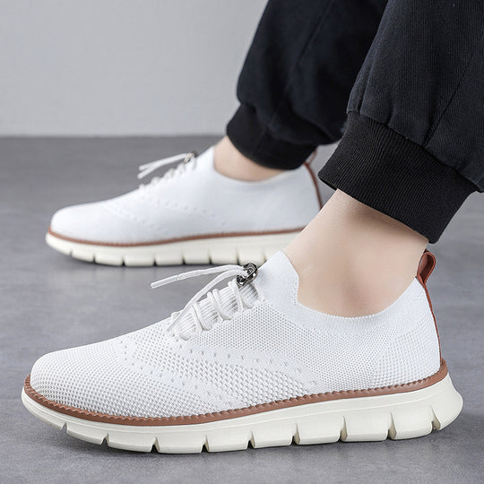 Damen Atmungsaktive Schnür-Sneaker mit flexiblem Obermaterial EB