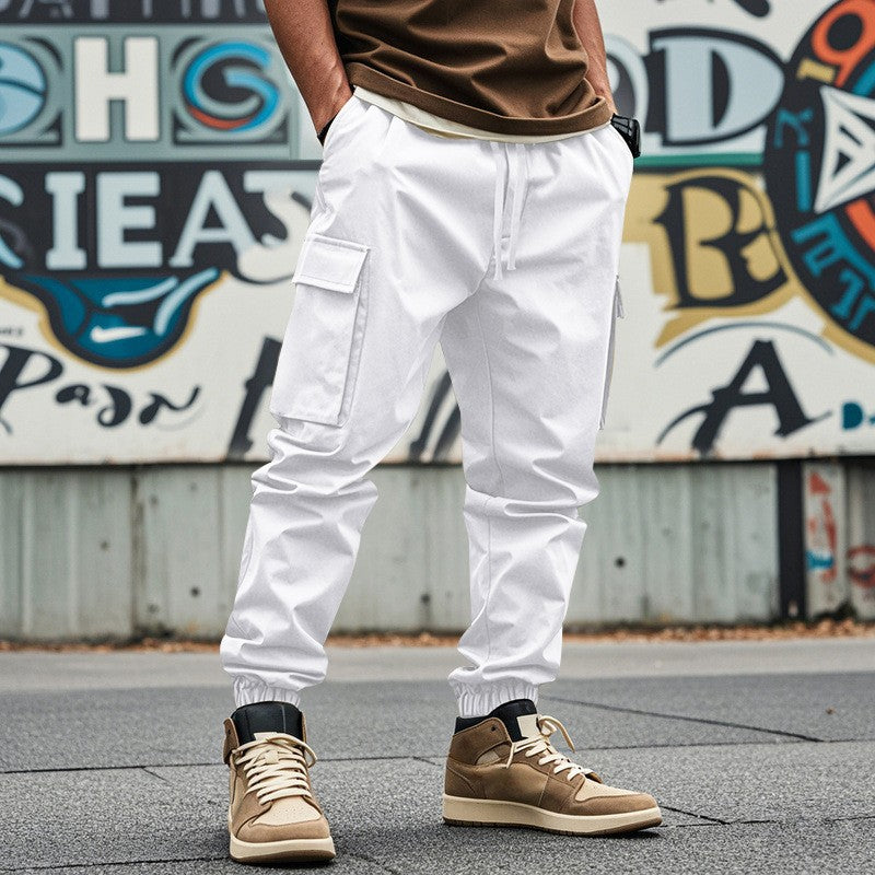 Herren Cargo-Hose mit verstellbarem Bund und praktischen Seitentaschen EB