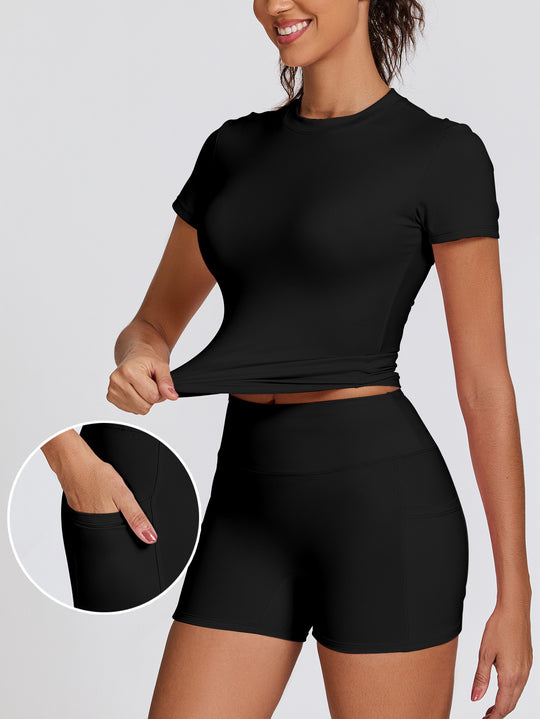 Damen Funktionsshirt mit körperbetonter Passform EB