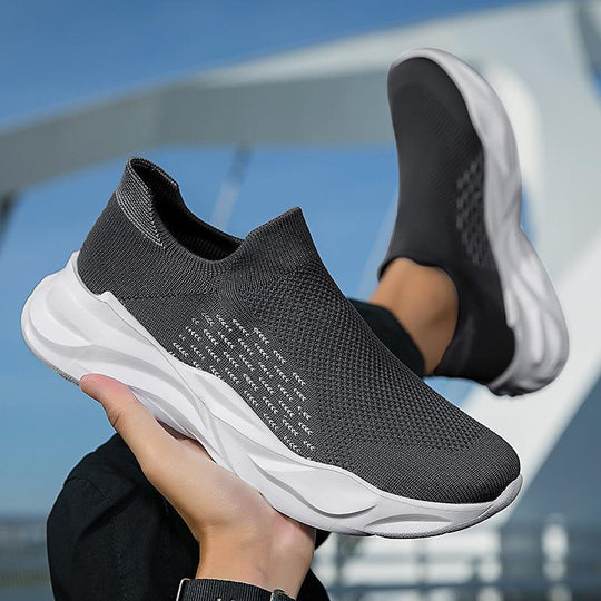 Damen Atmungsaktive Sneaker mit elastischem Strick-Obermaterial EB