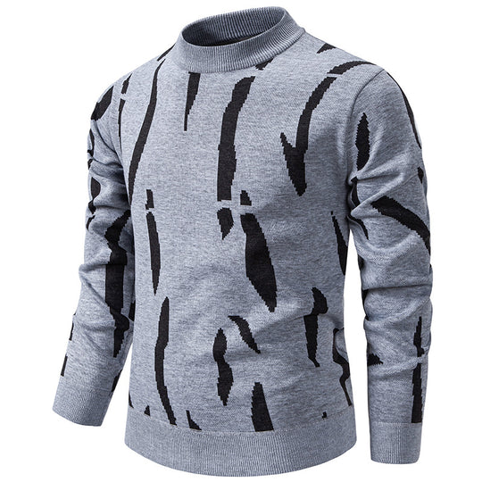 Herren modischer Sweatpullover mit einzigartigem grafischem Muster EB