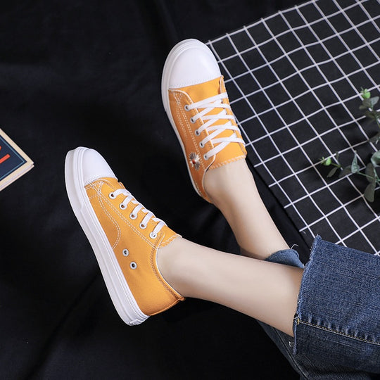 Damen Sportliche Canvas Sneakers EB