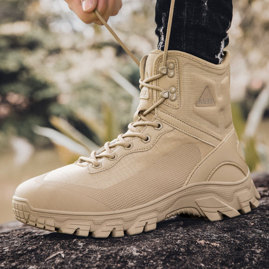 Herren taktische Outdoorschuhe mit atmungsaktiver Membran und rutschfester Sohle EB