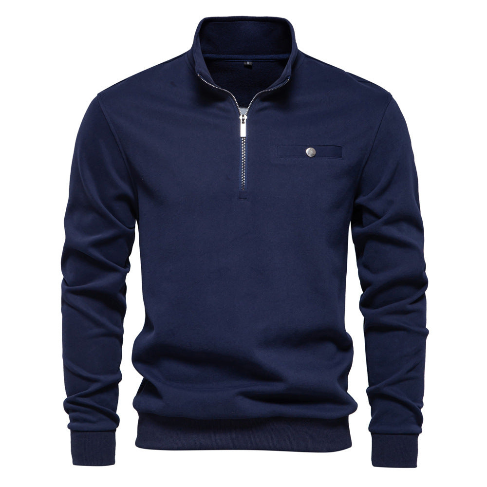 Herren Sweatshirt mit Stehkragen EB