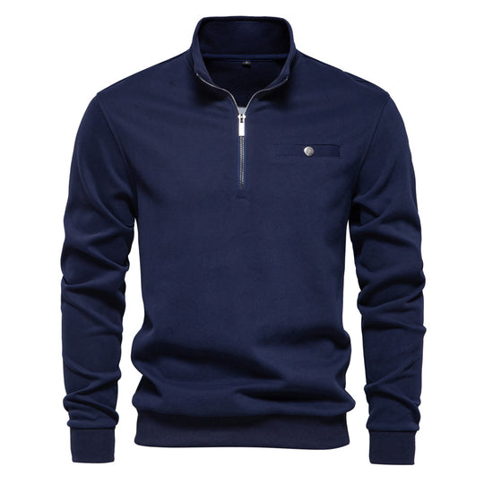 Herren Sweatshirt mit Stehkragen EB