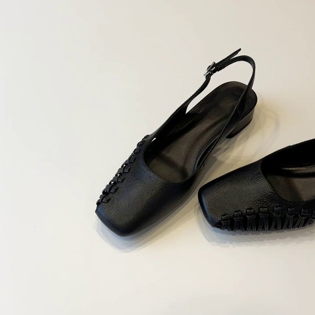 Damen Slingback-Pumps mit dekorativen Strassapplikationen und modernem Schnitt EB