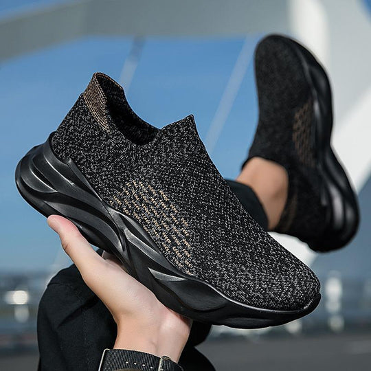 Damen Atmungsaktive Sneaker mit elastischem Strick-Obermaterial EB