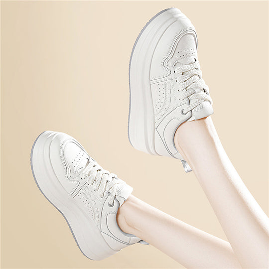 Damen Plateau-Sneaker mit dämpfender Sohle und atmungsaktivem Obermaterial EB