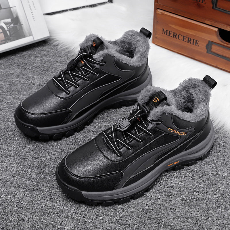 Damen Modische Winter Sneakers mit isolierendem Warmfutter EB
