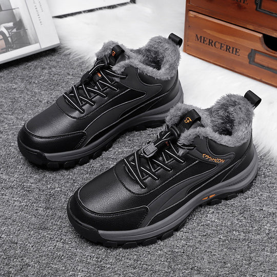 Damen Modische Winter Sneakers mit isolierendem Warmfutter EB