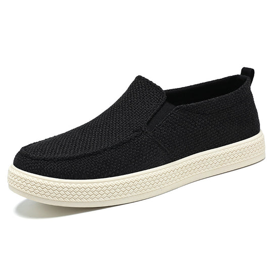 Damen Komfortable Slip-On Freizeitschuhe mit atmungsaktivem Obermaterial EB