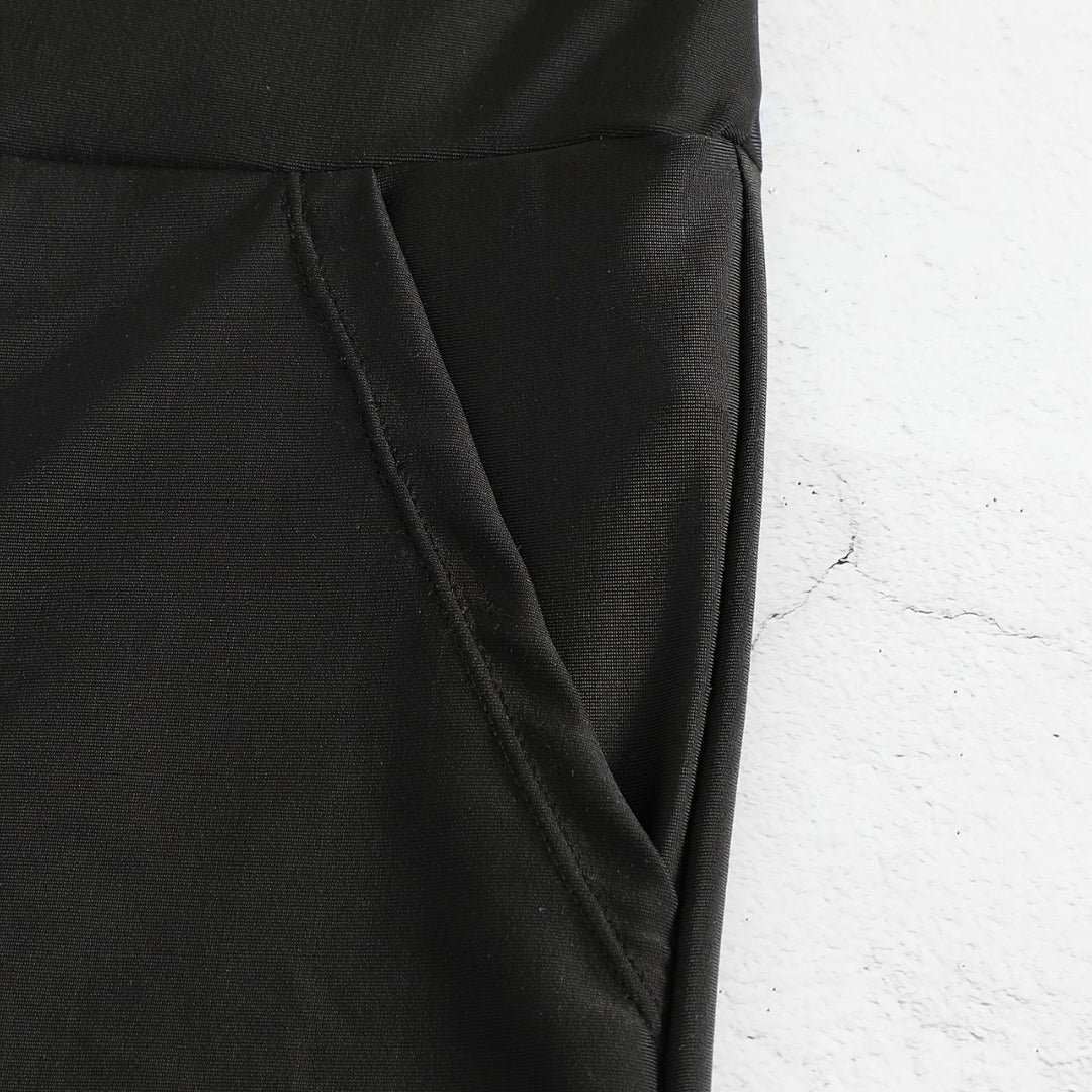 Damen Badeshorts mit hohem Bund und Seitentaschen EB