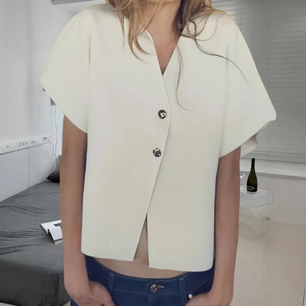 Damen Bluse mit innovativem Schnitt und eleganten Details EB