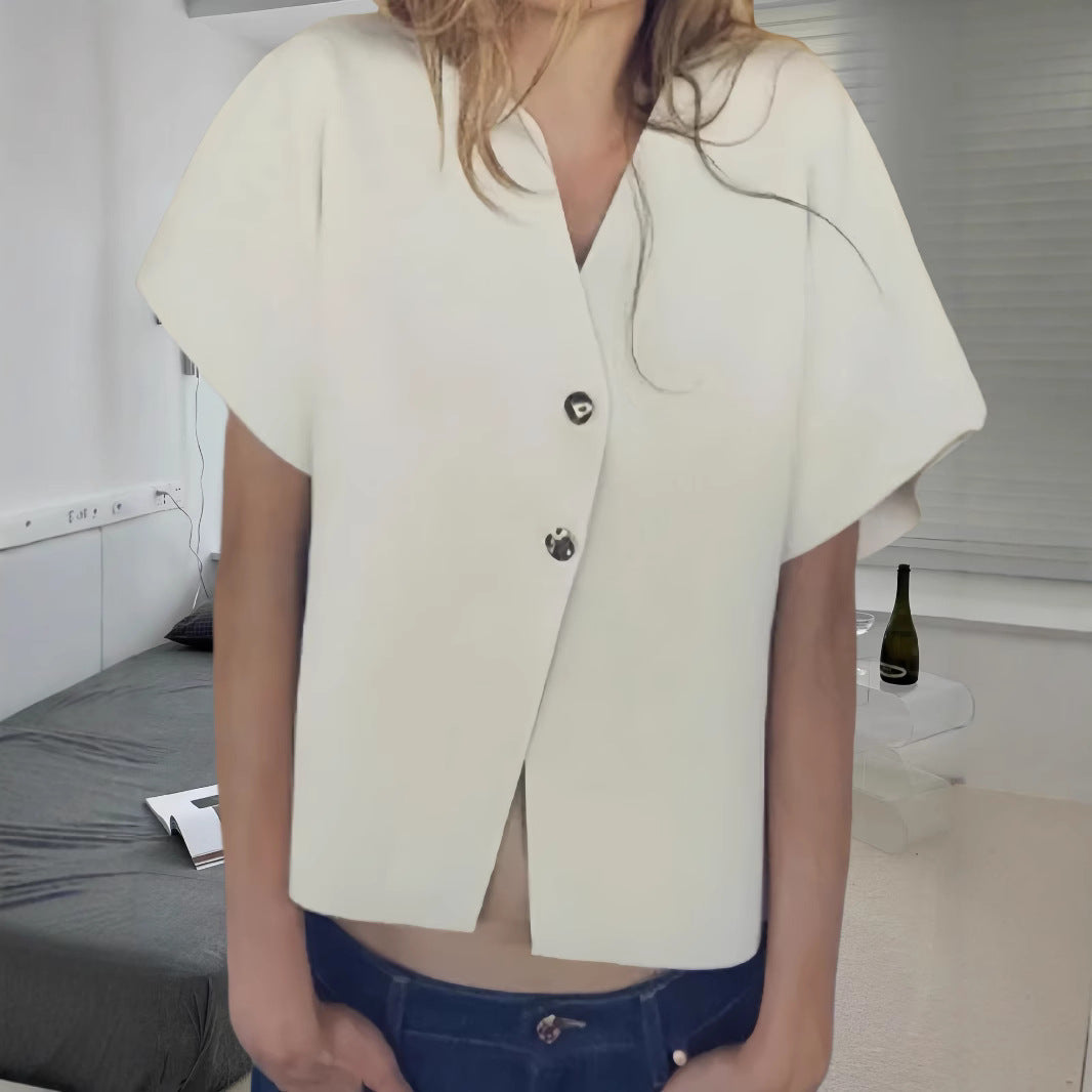 Damen Bluse mit innovativem Schnitt und eleganten Details EB