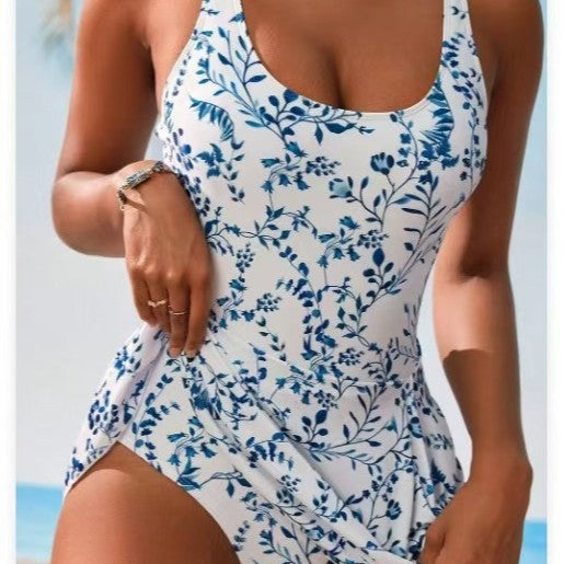 Damen Schwimmanzug mit stilvollem Rockteil EB