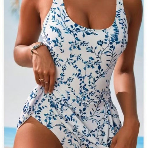 Damen Schwimmanzug mit stilvollem Rockteil EB