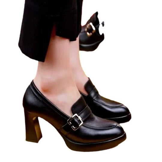 Damen Elegante High Heels mit Schnallen-Design EB