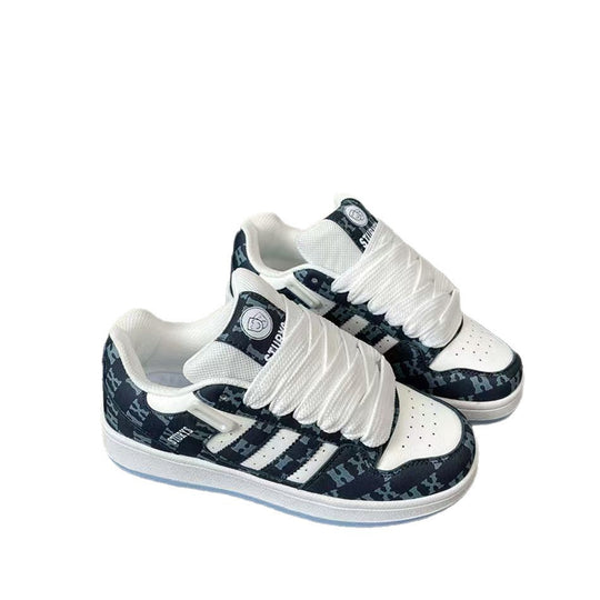 Damen Sportliche Sneakers im modernen Patchwork-Design EB