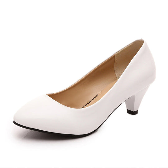 Damen klassische Pumps mit elegantem Absatz EB