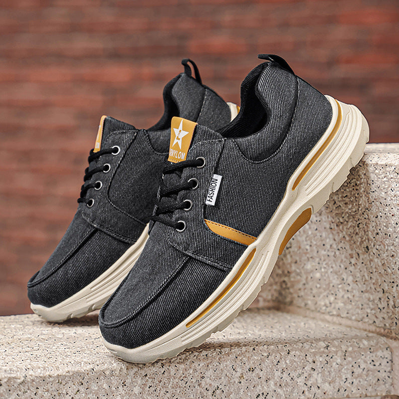 Damen Sportliche Sneakers mit gepolstertem Obermaterial und rutschfester Sohle EB