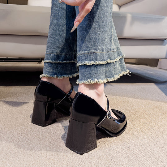 EB | Stilvolle Wasserdichte Mary Jane Pumps