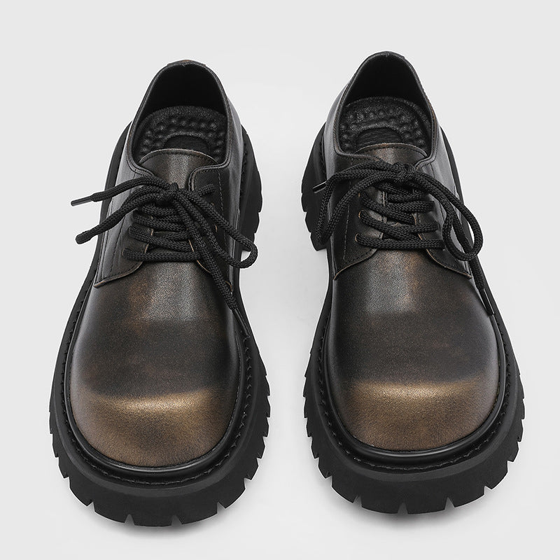 Damen Stabile und modische Schnürschuhe mit robustem Profil EB
