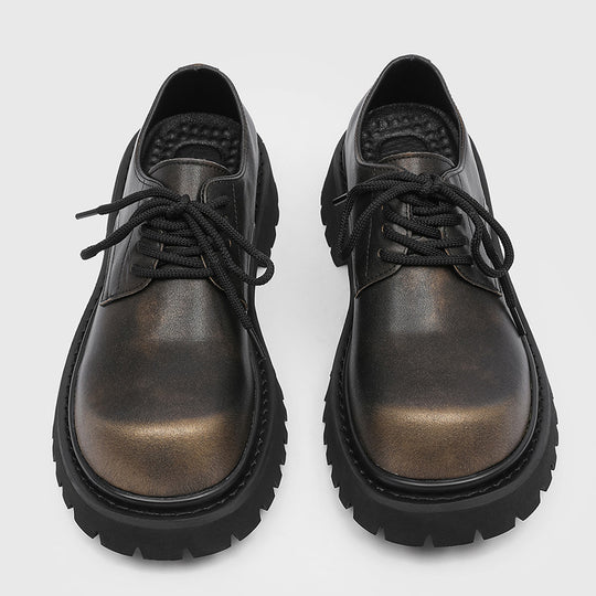 Damen Stabile und modische Schnürschuhe mit robustem Profil EB