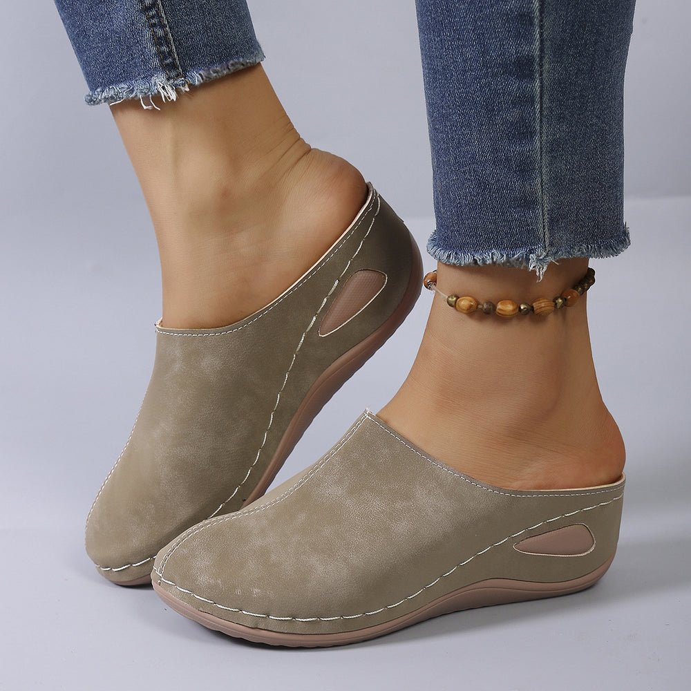 Damen Clogs mit ergonomischem Fußbett und rutschfester Sohle EB
