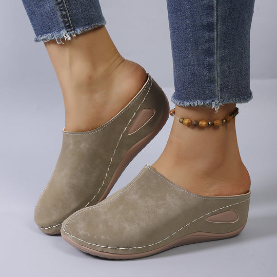 Damen Clogs mit ergonomischem Fußbett und rutschfester Sohle EB
