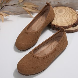 Damen Atmungsaktive und modische Slip-On Ballerinas EB