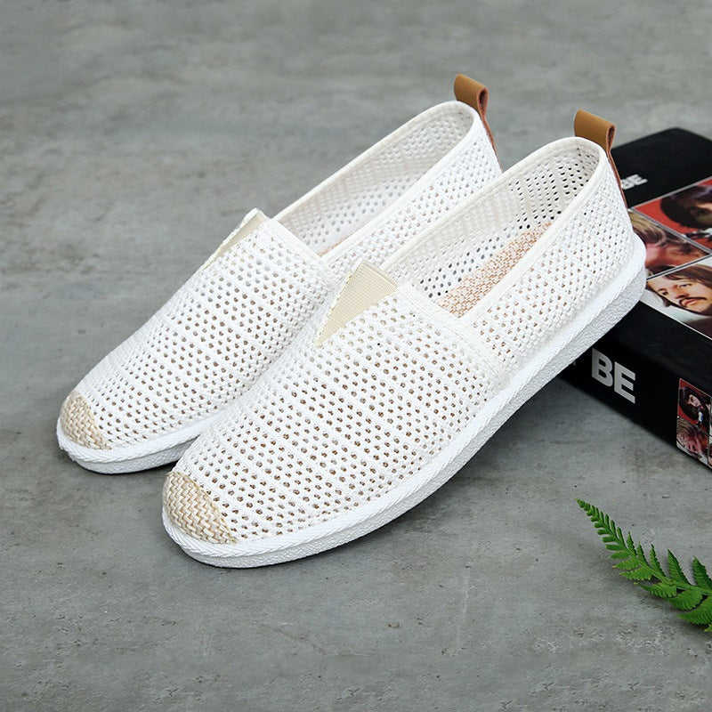 EB | Atmungsaktive Canvas Espadrilles mit Grafischem Druck