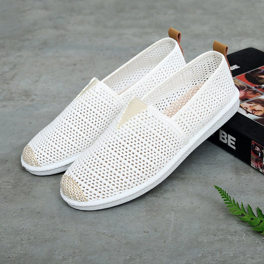 EB | Atmungsaktive Canvas Espadrilles mit Grafischem Druck