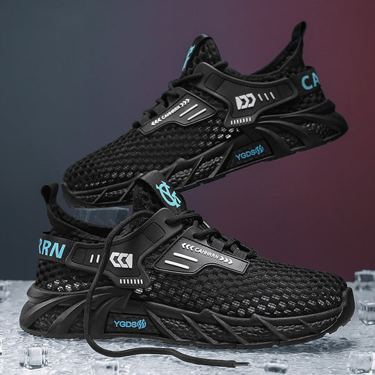 Damen atmungsaktive Sport Sneakers mit innovativer Sohlenstruktur EB
