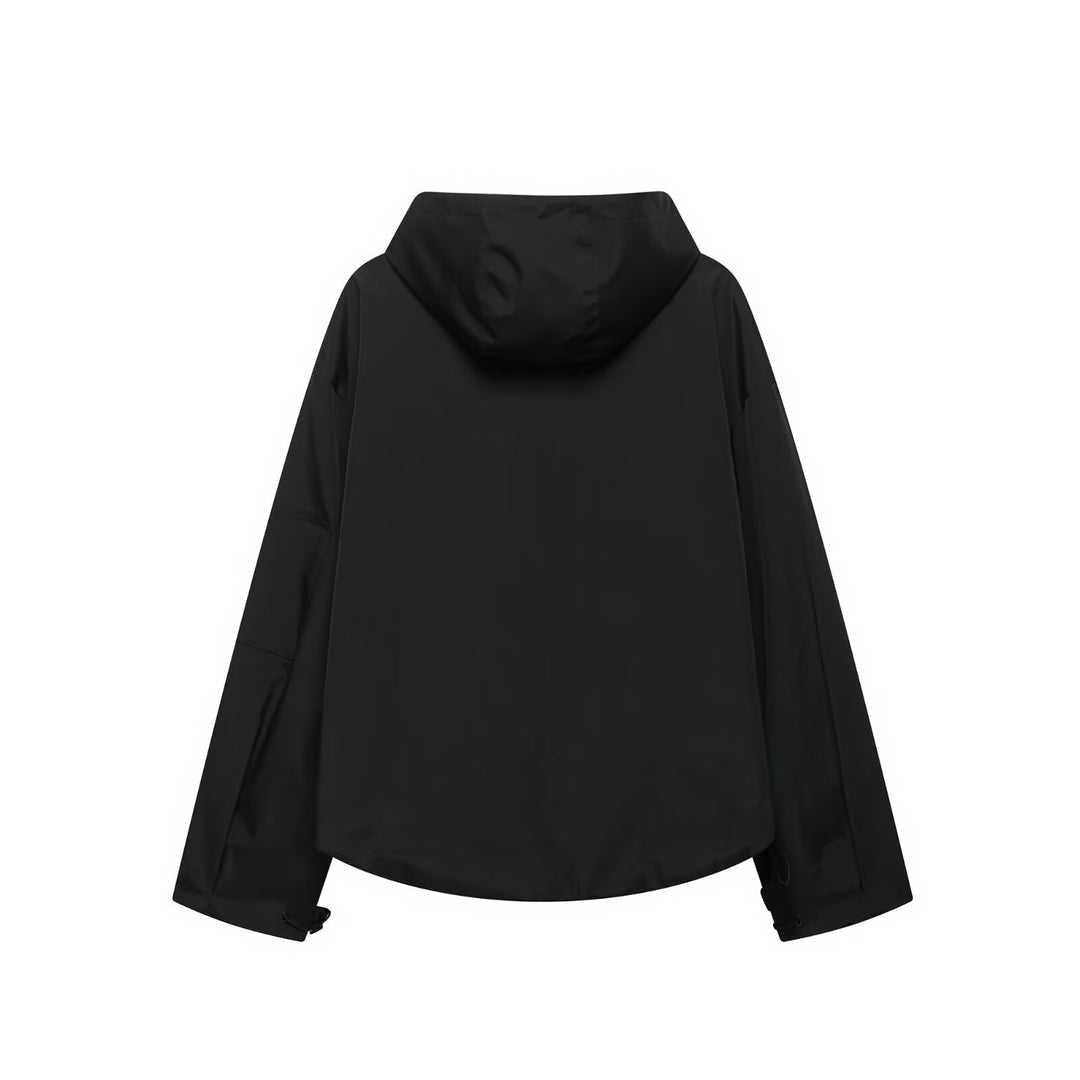 Damen leichte Anorakjacke mit praktischen Taschen EB