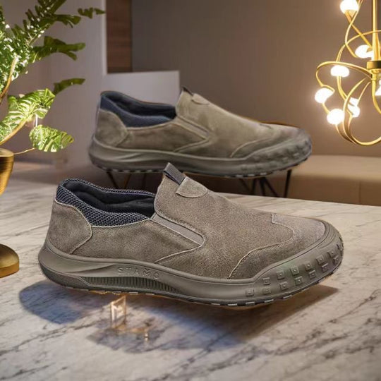 Damen Slip-On Freizeitschuhe mit rutschfester Sohle und atmungsaktivem Innenmaterial EB